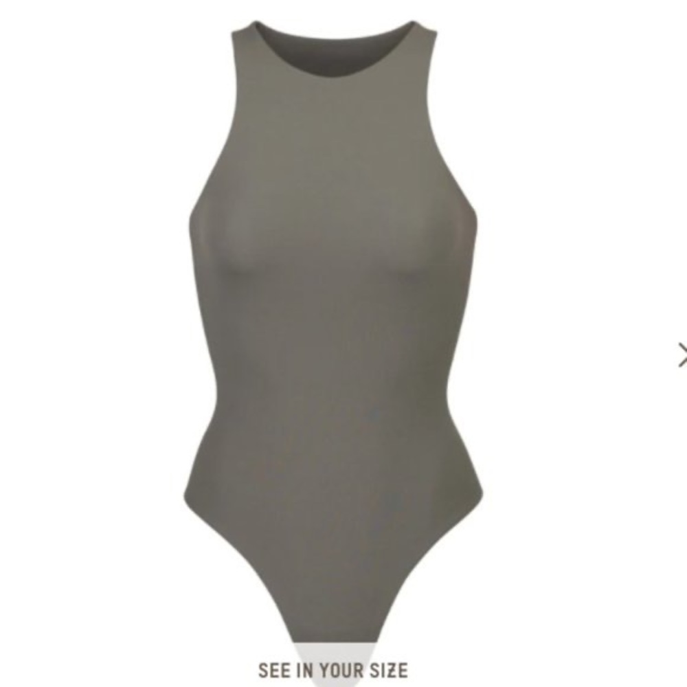 Skims Fits Everybody Highneck Bodysuit